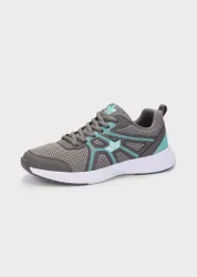 Sneaker - grau / türkis - Gr. 37 von Goldner Fashion