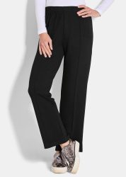 Locker fallende Jogginghose - schwarz - Gr. 54 von Goldner Fashion