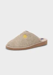 Pantoffeln mit flexibler Sohle - beige - Gr. 39 von Goldner Fashion