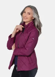 Leichte Steppjacke - beere - Gr. 19 von Goldner Fashion