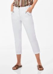 7/8 Chino-Hose LOUISA - weiss - Gr. 23 von Goldner Fashion
