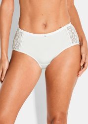 Taillenslip mit edler Stickerei - champagner - Gr. 42 von Goldner Fashion