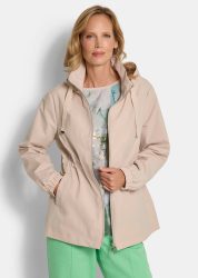 Windbreaker mit abnehmbarer Kapuze - beige - Gr. 22 von Goldner Fashion