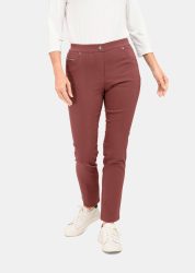 Super-Stretch-Schlupfhose - rostrot - Gr. 26 von Goldner Fashion