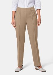 Bequeme Rippenhose CARLA - beige - Gr. 21 von Goldner Fashion