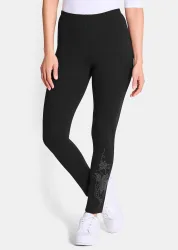 Leggings im Doppelpack - schwarz - Gr. 22 von Goldner Fashion