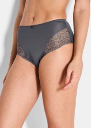 Taillenslip mit Spitze - anthrazit - Gr. 48 von Goldner Fashion