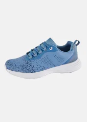 Sneaker mit herausnehmbarem Fußbett - blau - Gr. 38 von Goldner Fashion
