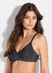 Bügelloser BH mit Spacer-Cups - anthrazit - Gr. 85 D von Goldner Fashion