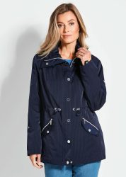 Feminine Strukturjacke - marine - Gr. 20 von Goldner Fashion