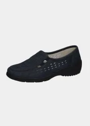 Slippers - marine - Gr. 8 von Goldner Fashion