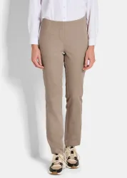 Bengalinhose LOUISA in Denim-Optik - beige - Gr. 245 von Goldner Fashion