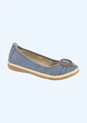 Ballerinas - hellblau - Gr. 38 von Goldner Fashion