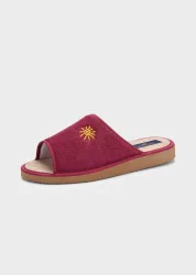 Pantoletten mit flexibler Sohle - rot - Gr. 40 von Goldner Fashion
