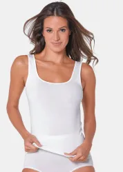 Hemdchen im 2er-Pack - weiss - Gr. 38 von Goldner Fashion