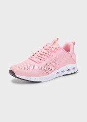 Sneaker aus Mesh mit Memory Foam - rosé - Gr. 39 von Goldner Fashion