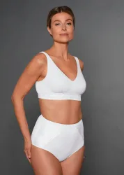 Soft-BH ohne Bügel - weiss - Gr. 80 D von Goldner Fashion