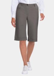 Sportliche Bermuda-Jeanshose - grau - Gr. 52 von Goldner Fashion