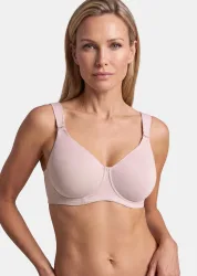 T-Shirt-BH mit Bio-Baumwolle - rosé - Gr. 100 B von Goldner Fashion