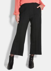 Jersey-Culotte VERA mit Biesen - schwarz - Gr. 20 von Goldner Fashion