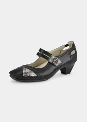 Elegante Pumps mit Riemchen - schwarz - Gr. 37 von Goldner Fashion