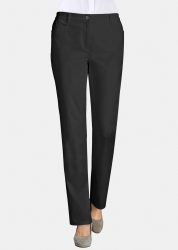 Satin-Baumwollhose LOUISA COMFORT+ - schwarz - Gr. 40 von Goldner Fashion
