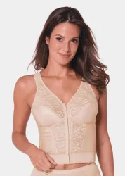 Lang-BH mit Vorderverschluss - caramel - Gr. 85 B von Goldner Fashion