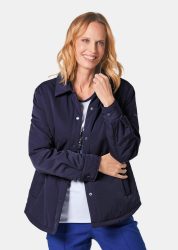 Leicht wattierte Jacke - marine - Gr. 19 von Goldner Fashion