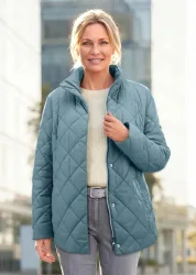Leichte Steppjacke - graugrün - Gr. 20 von Goldner Fashion