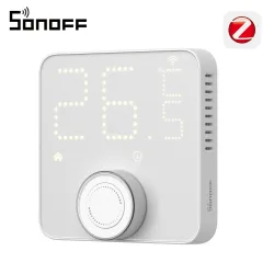 SONOFF TP?WGZBA Zigbee Smart Knopf Thermostat Für Wassergeführte Heizsysteme Und Heizkessel Für Smart?Home?Automatisierung, Kompatibel Mit Home Assistant