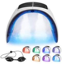 GECOFEER 7 Farben PDT LED-Maske 2026 Professionelles Gesichts-Rotlichttherapie-Gerät zur Hautstraffung Anti-Falten Schönheitsmaschine Hautverjüngungsgerät