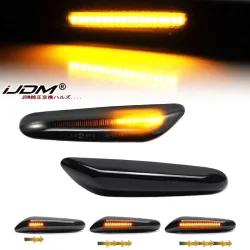 iJDM, 2 stücke Für BMW E90 E91 E92 E93 E60 E61 E81 E82 E83 E84 E88 E46 LED Dynamische Seite Marker blinker Lichter