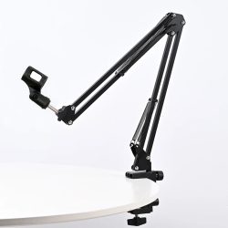 Desktop-Mikrofonständer mit Stoßdämpferhalterung, Universelles Modell, Geeignet für Bm800, Speziell für Live-Streaming und Aufnahmen