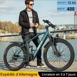 Aairsk GT900 vollgefedertes E-Bike, 21-Gang, 36V 13AH Akku, mit NFC-Smart-Lock, Reichweite 40?60 km, Mountainbike für Erwachsene, 250W Motor, Höchstgeschwindigkeit 25 km/h.