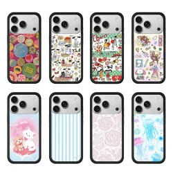 Neue Wildblumen-Tier-Erdbeer-Handyhülle für iPhone 17 Pro Max 12 13 14 15 16 Plus 17 Air 16 17 Cover 3D WF Stoßfeste Hülle