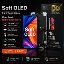 120Hz Soft-OLED-Bildschirm für iPhone 13 14 15 16 17 Pro Max Plus 17Air DD OLED-Display 3D-Touch-Digitizer-Ersatz