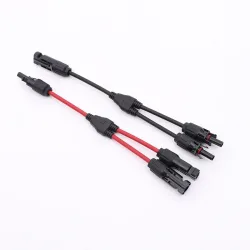 2 in 1 PV Y Zweig Solar Parallel Stecker 4mm2 1000V Solar Kabel Photovoltaik System Stecker auf Buchse Stecker