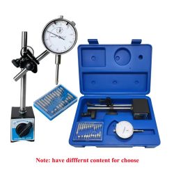Messuhr, magnetischer Grundpunkt, Präzisionsinspektion, Messuhr, langer Arm, 0?10 mm, professionelles Messgerät