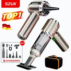 SZUK meistverkaufter Mini Staubsauger, 2025 Neuer kabelloser Staubsauger, 985000 Pa leistungsstarker Auto staubsauger, tragbarer Handstaubsauger, Haushalts staubsauger mit Ein-Klick-Staubentfernung