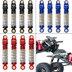 OGRC Stoßdämpfer Aluminium vorne und hinten Stoßdämpfer RC Stoßdämpfer für Axial SCX24 C10 JLU Deadbolt Gladiator Bronco Upgrade-Teile