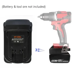 Mt20ml Batterie adapter Konverter USB-Ladegerät für Makita-Konverter 18V Lithium-Ionen-Akku bl1830 bl1860 bl181 bis für Milwaukee