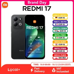 Xiaomi Redmi 17 4G Smartphone Global-Version, immersives 6,9-Zoll-Display, langlebiger 7500mAh Akku, 50MP KI-Doppelkamera, dynamisches RGB-Licht, MediaTek Helio G91-Ultra Prozessor, Dual SIM, großes