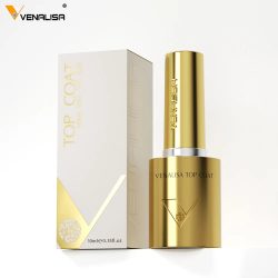 VENALISA 1 Stück 10/60 ml Gel-Basis oben, matt, Mantel, Nagellack, Glanz, TPO/HEMA-FREI, langlebig, LED, UV, DIY, Salon, Maniküre für Frauen