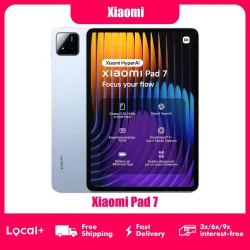 Tablet Xiaomi Pad 7 WiFi 8GB 12GB 256GB 11,2'' 144Hz Snapdragon 7+ Gen 3 Prozessor 8850mAh