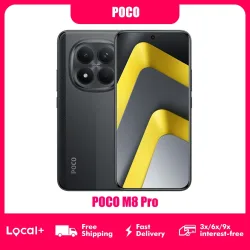 POCO, POCO M8 Pro 5G 8GB 256GB 12GB 512GB NFC 6500mAh Akku 50MP Kamera Smartphone