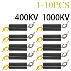 1-10 Stück DC 3V-6V bis 400kV 400000V 1000KV Boost-Step-up-Leistungsmodul Hochspannungsgenerator 1000kV Boost-Step-up-Stromerzeuger