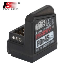 Flysky FGR4S V2 Empfänger AFHDS Single-Antenne Bidirektionaler PWM/PPM/IBUS Ausgangsempfänger für Flysky NB4 PL18 RC Sender