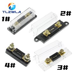 2PCS ANL Sicherung 60 80 100 120 275 300 400 450A 500 AMP ANS Sicherungshalter Bolzensicherung Automotive Sicherungshalter Schmelzsicherung mit Sicherung