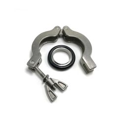 Kf10 kf16 kf25 kf40 kf50, Gummi dichtung halterung Vakuumröhren klemme aus Aluminium legierung, Vakuum balg klemmen