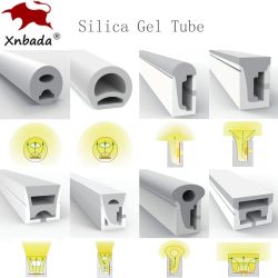 WS2812B WS2811 SK6812 WS2815 LED Neon Seil Rohr Silica Gel Flexible Streifen Licht Weichen Lampe Rohr IP67 Wasserdicht Für Dekoration